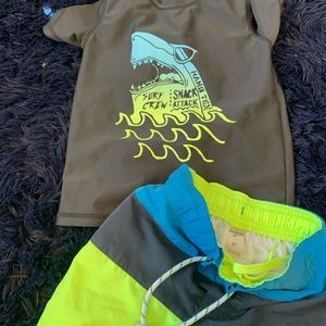 Boys Rash-guard and Board-shorts set